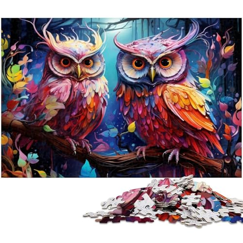 Fantasy Art Owl 1000-Teile-Puzzle-Geschenke Unmögliche Puzzles für Erwachsene Herausfordernde Denksportaufgabe für Teenager, Familienspaß Interaktives Spiel 26x38cm/10,23x14,96 Zoll Fantasy Art Owl 1000-Teile-Puzzle-Geschenke Unmögliche Puzzles für Erwachsene Herausfordernde Denksportaufgabe für Teenager, Familienspaß Interaktives Spiel 26x38cm/10,23x14,96 Zoll von MrChunlong