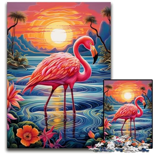 Flamingo-Puzzle mit 1000 Teilen, Geschenke für Erwachsene, Unmögliches Puzzle für Erwachsene, Herausforderndes Denkspiel für Teenager, Familienspaß, interaktives Spiel, 26x38cm/10,23x14,96 Zoll Flamingo-Puzzle mit 1000 Teilen, Geschenke für Erwachsene, Unmögliches Puzzle für Erwachsene, Herausforderndes Denkspiel für Teenager, Familienspaß, interaktives Spiel, 26x38cm/10,23x14,96 Zoll von MrChunlong