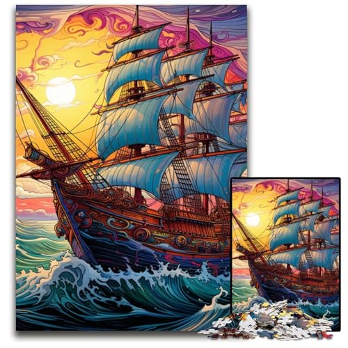 Galaxy Piratenschiff 1000-teiliges Puzzle aus Pappe, Puzzles für Erwachsene, anspruchsvolles Denkspiel, entspannendes Spielzeug für Teenager, 26x38cm/10,23x14,96 Zoll Galaxy Piratenschiff 1000-teiliges Puzzle aus Pappe, Puzzles für Erwachsene, anspruchsvolles Denkspiel, entspannendes Spielzeug für Teenager, 26x38cm/10,23x14,96 Zoll von MrChunlong