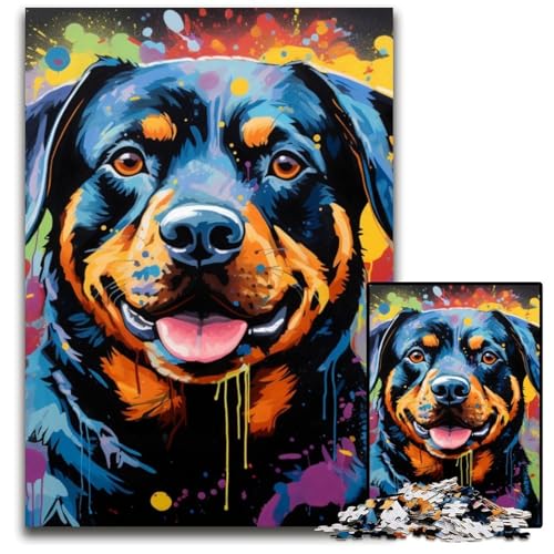 Graffiti-Malerei-Hai-Puzzle für Erwachsene, 1000-teiliges Puzzle für Erwachsene, Familie und Freunde, geeignet für Kinder ab 14 Jahren, 50x75cm/19,68x29,52 Zoll Graffiti-Malerei-Hai-Puzzle für Erwachsene, 1000-teiliges Puzzle für Erwachsene, Familie und Freunde, geeignet für Kinder ab 14 Jahren, 50x75cm/19,68x29,52 Zoll von MrChunlong