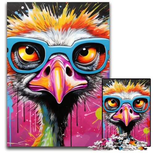 Graffiti-Malerei-Mops, 1000-teiliges Puzzle, anspruchsvolles Denkspiel, Familienaktivität, Heimdekoration, 50x75cm/19,68x29,52 Zoll Graffiti-Malerei-Mops, 1000-teiliges Puzzle, anspruchsvolles Denkspiel, Familienaktivität, Heimdekoration, 50x75cm/19,68x29,52 Zoll von MrChunlong