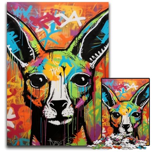 Graffiti-Malerei-Wal, 1000-teiliges Puzzle für Erwachsene, schwierige Puzzles für Erwachsene, Heimdekoration, 26x38cm/10,23x14,96 Zoll Graffiti-Malerei-Wal, 1000-teiliges Puzzle für Erwachsene, schwierige Puzzles für Erwachsene, Heimdekoration, 26x38cm/10,23x14,96 Zoll von MrChunlong