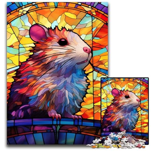 Hamster-Puzzle 1000 Teile für Erwachsene, Holzpuzzle, Heimdekoration und Urlaubsspaß, 50x75cm/19,68x29,52 Zoll Hamster-Puzzle 1000 Teile für Erwachsene, Holzpuzzle, Heimdekoration und Urlaubsspaß, 50x75cm/19,68x29,52 Zoll von MrChunlong