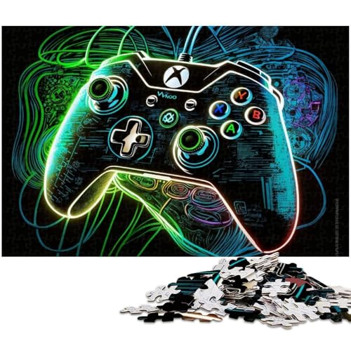 Neongrünes Spiel, 1000-teiliges Puzzle, Unmögliches Puzzle für Erwachsene, Ideal für Teenager und Sammler, Reisegeschenk, Familienaktivität, 50x75cm/19,68x29,52 Zoll Neongrünes Spiel, 1000-teiliges Puzzle, Unmögliches Puzzle für Erwachsene, Ideal für Teenager und Sammler, Reisegeschenk, Familienaktivität, 50x75cm/19,68x29,52 Zoll von MrChunlong