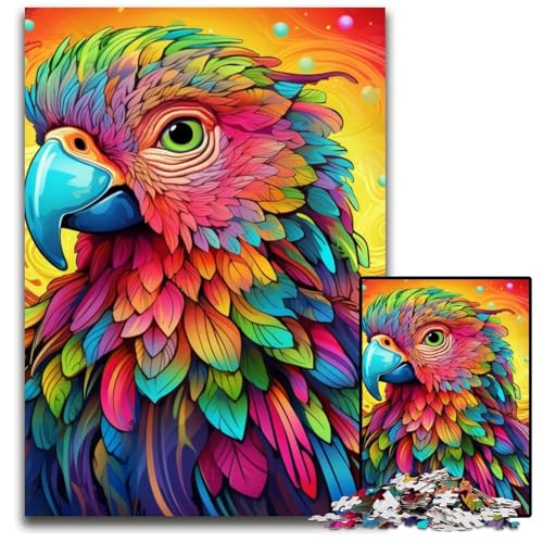Papagei, 1000-teiliges Puzzle für Erwachsene, entspannende Unterhaltung, Heimdekoration, 50x75cm/19,68x29,52 Zoll Papagei, 1000-teiliges Puzzle für Erwachsene, entspannende Unterhaltung, Heimdekoration, 50x75cm/19,68x29,52 Zoll von MrChunlong