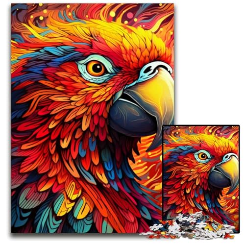 Papagei-Puzzle, 1000 Teile, Geschenke, Unmögliches Puzzle für Erwachsene, Herausforderndes Denkspiel für Teenager, Familienspaß, Interaktives Spiel, 26x38cm/10,23x14,96 Zoll Papagei-Puzzle, 1000 Teile, Geschenke, Unmögliches Puzzle für Erwachsene, Herausforderndes Denkspiel für Teenager, Familienspaß, Interaktives Spiel, 26x38cm/10,23x14,96 Zoll von MrChunlong