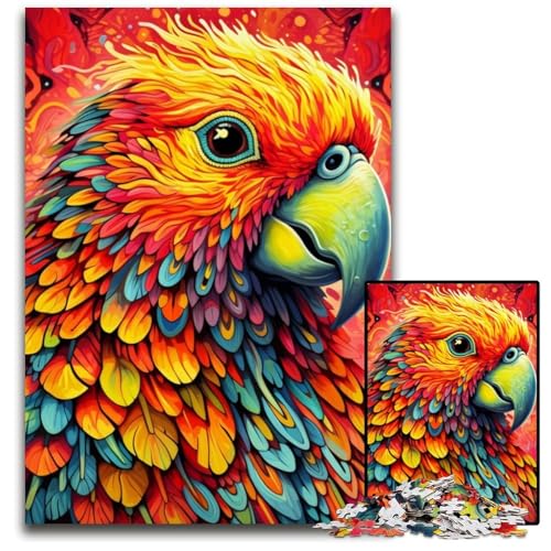 Papagei-Puzzle, 1000 Teile, Geschenke, Unmögliches Puzzle für Erwachsene, Herausforderndes Denkspiel für Teenager, Familienspaß, Interaktives Spiel, 26x38cm/10,23x14,96 Zoll Papagei-Puzzle, 1000 Teile, Geschenke, Unmögliches Puzzle für Erwachsene, Herausforderndes Denkspiel für Teenager, Familienspaß, Interaktives Spiel, 26x38cm/10,23x14,96 Zoll von MrChunlong