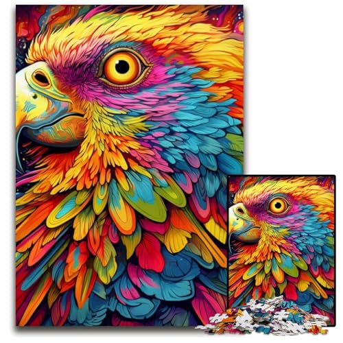 Papageien-Puzzle für Erwachsene, 1000 Teile, Papppuzzle, Denksportspiel für Teenager, 26x38cm/10,23x14,96 Zoll Papageien-Puzzle für Erwachsene, 1000 Teile, Papppuzzle, Denksportspiel für Teenager, 26x38cm/10,23x14,96 Zoll von MrChunlong