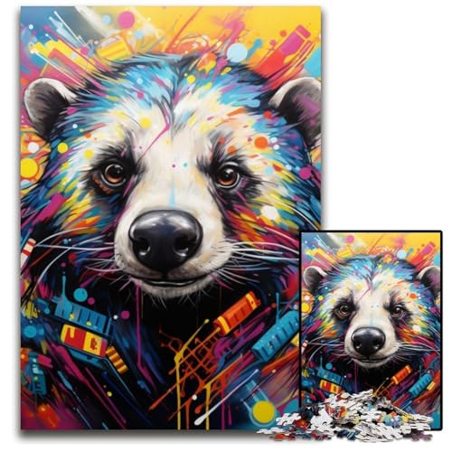 Pferde-Graffiti-Puzzle 1000 Teile für Erwachsene, Papppuzzle, Heimdekoration und Urlaubsspaß, 26x38cm/10,23x14,96 Zoll Pferde-Graffiti-Puzzle 1000 Teile für Erwachsene, Papppuzzle, Heimdekoration und Urlaubsspaß, 26x38cm/10,23x14,96 Zoll von MrChunlong