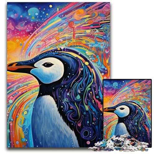Pinguin-Puzzle für Erwachsene, 1000 Teile, Holzpuzzle, Denksportspiel für Teenager, 50x75cm/19,68x29,52 Zoll Pinguin-Puzzle für Erwachsene, 1000 Teile, Holzpuzzle, Denksportspiel für Teenager, 50x75cm/19,68x29,52 Zoll von MrChunlong