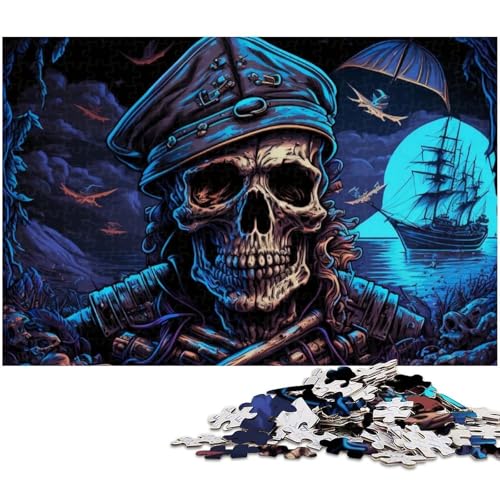 Piratenskelett-Puzzle 1000 Teile für Erwachsene, anspruchsvolles Rätsel, Denksportaufgabe, Spiel für Erwachsene, interaktive Familienaktivität, 50x75cm/19,68x29,52 Zoll Piratenskelett-Puzzle 1000 Teile für Erwachsene, anspruchsvolles Rätsel, Denksportaufgabe, Spiel für Erwachsene, interaktive Familienaktivität, 50x75cm/19,68x29,52 Zoll von MrChunlong