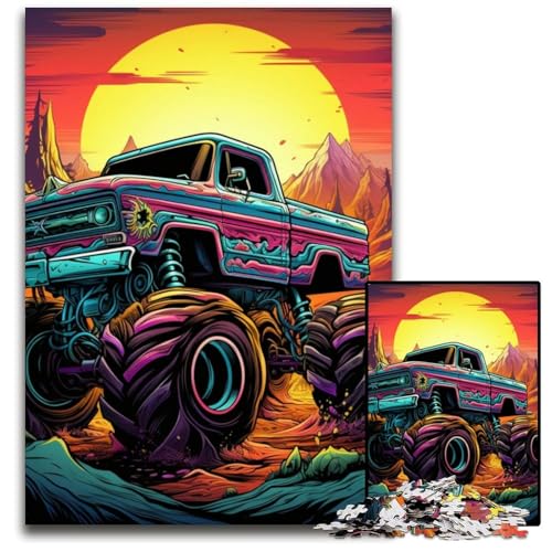 Psychedelic Truck Puzzle 1000 Teile für Erwachsene, anspruchsvolle Puzzles, anspruchsvolles DIY-Denkspiel für Teenager, 26x38cm/10,23x14,96 Zoll Psychedelic Truck Puzzle 1000 Teile für Erwachsene, anspruchsvolle Puzzles, anspruchsvolles DIY-Denkspiel für Teenager, 26x38cm/10,23x14,96 Zoll von MrChunlong