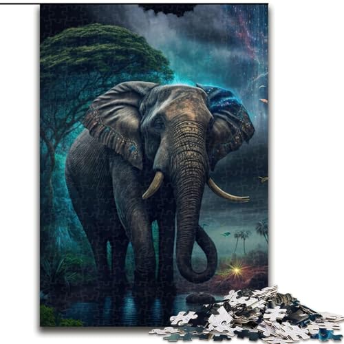 Puzzle 1000 Teile, Bunter Elefantenwald, aus Holz, Geschenkidee für die Feiertage, humorvolles Kunstwerk, detailliertes Kunstwerk, 50x75cm, für Geburtstag, Feiertag, Weihnachten, Halloween Puzzle 1000 Teile, Bunter Elefantenwald, aus Holz, Geschenkidee für die Feiertage, humorvolles Kunstwerk, detailliertes Kunstwerk, 50x75cm, für Geburtstag, Feiertag, Weihnachten, Halloween von MrChunlong