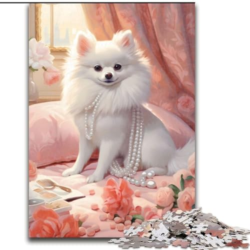 Puzzle 1000 Teile, Verwöhnter Welpe, Puzzle aus Holz, Geburtstage, Feiertage und Heimdekoration, 1000 Teile(50x75cm) von MrChunlong