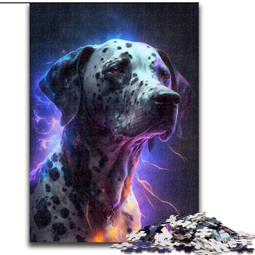 Puzzle 1000 Teile, bunter Dalmatiner, aus Holz, Geschenkidee für die Feiertage, humorvolles Kunstwerk, detailliertes Kunstwerk, 50x75cm, für Geburtstag, Feiertage, Weihnachten, Halloween Puzzle 1000 Teile, bunter Dalmatiner, aus Holz, Geschenkidee für die Feiertage, humorvolles Kunstwerk, detailliertes Kunstwerk, 50x75cm, für Geburtstag, Feiertage, Weihnachten, Halloween von MrChunlong