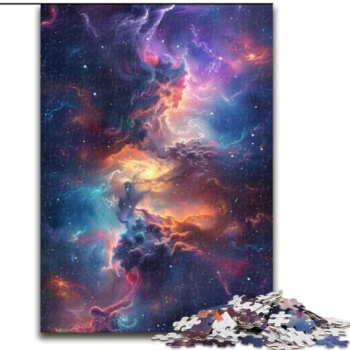 Puzzle 1000 Teile, farbenfroh, kosmisch, aus Holz, Geschenkidee für die Feiertage, humorvolles Kunstwerk, detailliertes Kunstwerk, 50x75cm, für Geburtstag, Feiertag, Weihnachten, Halloween Puzzle 1000 Teile, farbenfroh, kosmisch, aus Holz, Geschenkidee für die Feiertage, humorvolles Kunstwerk, detailliertes Kunstwerk, 50x75cm, für Geburtstag, Feiertag, Weihnachten, Halloween von MrChunlong