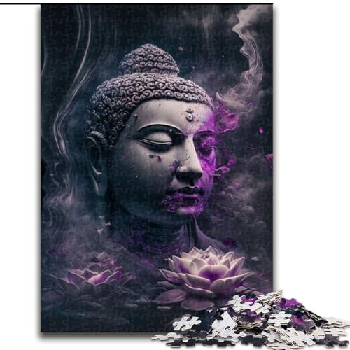 Puzzle 1000 Teile Buddha-Puzzle aus Pappe, anspruchsvolles Denkspiel für Teenager, unterhaltsames interaktives Spiel für die ganze Familie, 1000 Teile(26x38cm) von MrChunlong