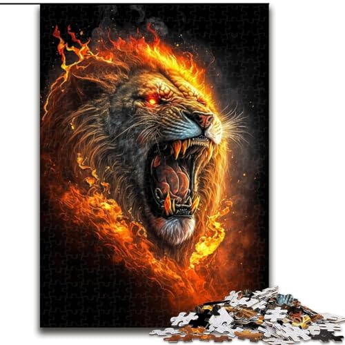 Puzzle 1000 Teile Bunte Löwenkunst aus Holz, Hochschwieriges Denkspiel für Jugendliche 50x75cm Weihnachten oder Geburtstagen Puzzle 1000 Teile Bunte Löwenkunst aus Holz, Hochschwieriges Denkspiel für Jugendliche 50x75cm Weihnachten oder Geburtstagen von MrChunlong