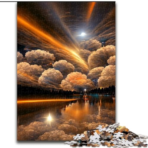Puzzle 1000 Teile Bunte Traumwolken aus Holz, lustige Aktivität für zu Hause 50x75cm Denkspiel für Teenager Puzzle 1000 Teile Bunte Traumwolken aus Holz, lustige Aktivität für zu Hause 50x75cm Denkspiel für Teenager von MrChunlong