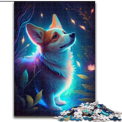 Puzzle 1000 Teile Corgi-Hund aus Holz, lustige Aktivität für zu Hause, 50x75cm, Denkspiel für Teenager Puzzle 1000 Teile Corgi-Hund aus Holz, lustige Aktivität für zu Hause, 50x75cm, Denkspiel für Teenager von MrChunlong