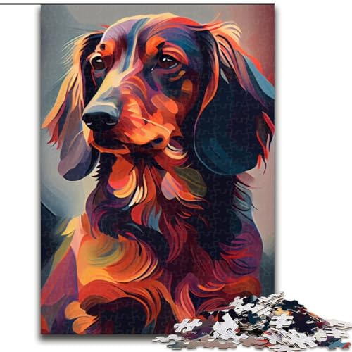 Puzzle 1000 Teile Dackel-Puzzle aus Pappe, anspruchsvolles Denkspiel für Teenager, unterhaltsames interaktives Spiel für die ganze Familie, 1000 Teile(26x38cm) von MrChunlong