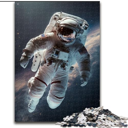 Puzzle 1000 Teile Der Astronaut aus Pappe, anspruchsvolles Denkspiel für Teenager, unterhaltsames interaktives Spiel für die ganze Familie, 1000 Teile(26x38cm) von MrChunlong