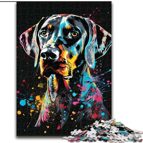 Puzzle 1000 Teile Deutscher Kurzhaar-Vorstehhund, Puzzle aus Holz, anspruchsvolles Denkspiel für Teenager, unterhaltsames interaktives Spiel für die ganze Familie, 1000 Teile(50x75cm) von MrChunlong
