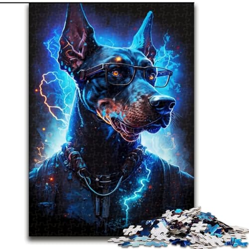 Puzzle 1000 Teile Dobermann-Pinscher aus Holz, Geschenkidee für die Feiertage, humorvolles Kunstwerk, detailliertes Kunstwerk, 50x75cm, für Geburtstag, Feiertag, Weihnachten, Halloween Puzzle 1000 Teile Dobermann-Pinscher aus Holz, Geschenkidee für die Feiertage, humorvolles Kunstwerk, detailliertes Kunstwerk, 50x75cm, für Geburtstag, Feiertag, Weihnachten, Halloween von MrChunlong