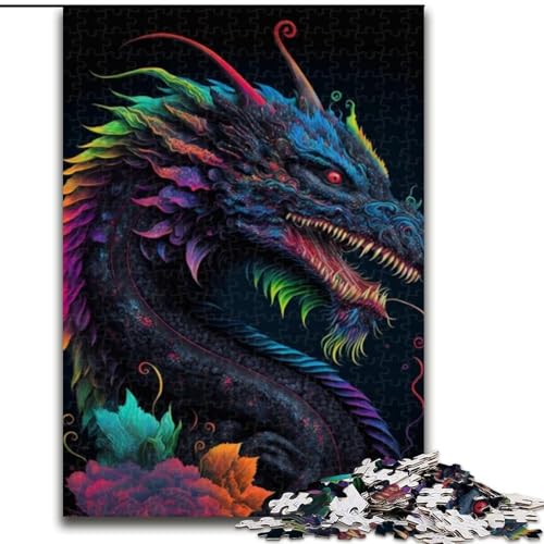 Puzzle 1000 Teile Drache aus Holz, lustige Aktivität für zu Hause, 50x75cm, Denkspiel für Teenager Puzzle 1000 Teile Drache aus Holz, lustige Aktivität für zu Hause, 50x75cm, Denkspiel für Teenager von MrChunlong