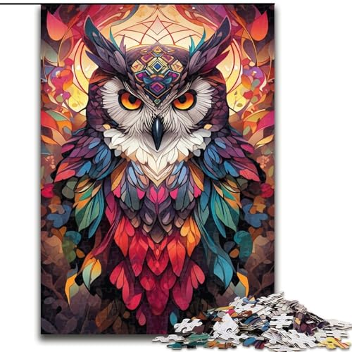 Puzzle 1000 Teile Eule aus Holz, anspruchsvolles Denkspiel für Jugendliche, 50x75cm, Weihnachten oder zum Geburtstag Puzzle 1000 Teile Eule aus Holz, anspruchsvolles Denkspiel für Jugendliche, 50x75cm, Weihnachten oder zum Geburtstag von MrChunlong