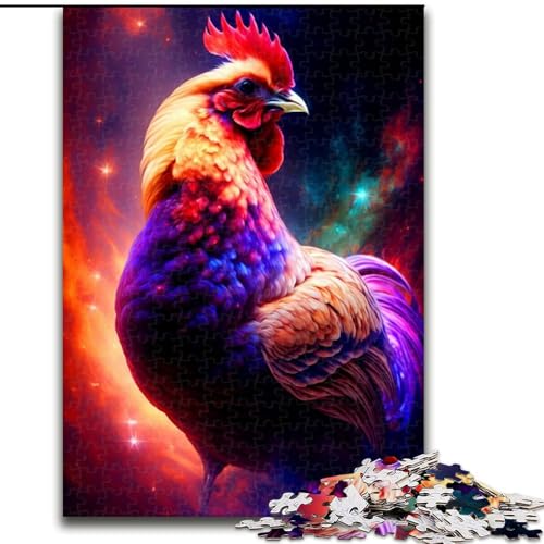 Puzzle 1000 Teile Hahn aus Holz, Geschenkidee für die Feiertage, humorvolles Kunstwerk, detailliertes Kunstwerk, 50x75cm, für Geburtstag, Feiertag, Weihnachten, Halloween Puzzle 1000 Teile Hahn aus Holz, Geschenkidee für die Feiertage, humorvolles Kunstwerk, detailliertes Kunstwerk, 50x75cm, für Geburtstag, Feiertag, Weihnachten, Halloween von MrChunlong