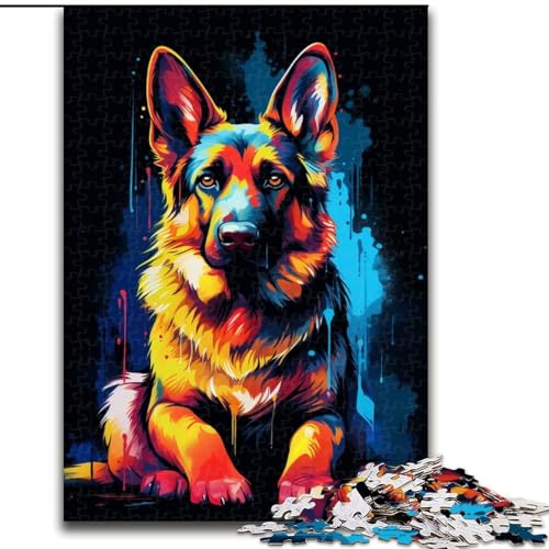 Puzzle 1000 Teile Hund aus Holz, anspruchsvolles Denkspiel für Jugendliche, 50x75cm, Weihnachten oder zum Geburtstag von MrChunlong