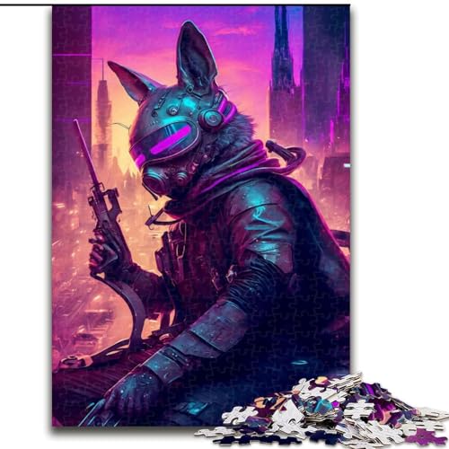Puzzle 1000 Teile Kaninchen aus Holz, Geschenkidee für die Feiertage, humorvolles Kunstwerk, detailliertes Kunstwerk, 50x75cm, für Geburtstag, Feiertag, Weihnachten, Halloween Puzzle 1000 Teile Kaninchen aus Holz, Geschenkidee für die Feiertage, humorvolles Kunstwerk, detailliertes Kunstwerk, 50x75cm, für Geburtstag, Feiertag, Weihnachten, Halloween von MrChunlong