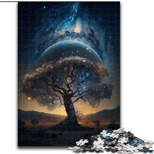 Puzzle 1000 Teile Kosmischer Lebensbaum aus Holz, Hochschwieriges Denkspiel für Jugendliche 50x75cm Weihnachten oder Geburtstagen Puzzle 1000 Teile Kosmischer Lebensbaum aus Holz, Hochschwieriges Denkspiel für Jugendliche 50x75cm Weihnachten oder Geburtstagen von MrChunlong