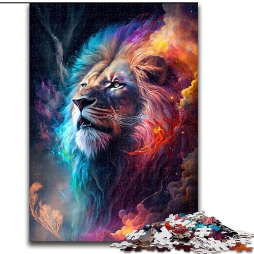 Puzzle 1000 Teile Löwen-Puzzle aus Pappe, anspruchsvolles Denkspiel für Teenager, unterhaltsames interaktives Spiel für die ganze Familie, 1000 Teile(26x38cm) von MrChunlong