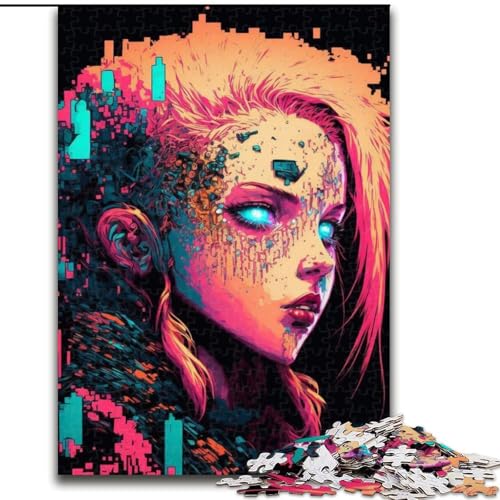 Puzzle 1000 Teile Mechanische Mädchen-Puzzle aus Pappe, anspruchsvolles Denkspiel für Teenager, unterhaltsames interaktives Spiel für die ganze Familie, 1000 Teile(26x38cm) von MrChunlong