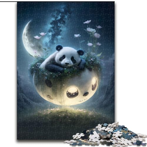 Puzzle 1000 Teile Panda Dreams Puzzles aus Holz, anspruchsvolles Denkspiel für Teenager, unterhaltsames interaktives Spiel für die ganze Familie, 1000 Teile(50x75cm) von MrChunlong