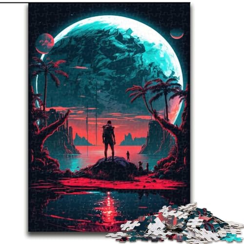 Puzzle 1000 Teile Planet Gas Riesige Puzzles aus Holz, anspruchsvolles Denkspiel für Teenager, unterhaltsames interaktives Spiel für die ganze Familie, 1000 Teile(50x75cm) von MrChunlong