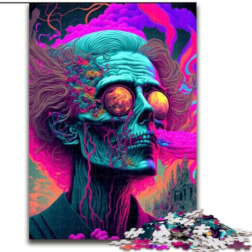 Puzzle 1000 Teile Psychedelisches Gehirn aus Holz, Hochschwieriges Denkspiel für Jugendliche 50x75cm Weihnachten oder Geburtstagen Puzzle 1000 Teile Psychedelisches Gehirn aus Holz, Hochschwieriges Denkspiel für Jugendliche 50x75cm Weihnachten oder Geburtstagen von MrChunlong