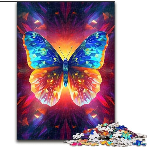 Puzzle 1000 Teile Schmetterlingsillustration aus Holz, einzigartige DIY-Heimdeko-Geschenkidee 50x75cm für Teenager und Familien, perfekte DIY-Dekoration und knifflige Herausforderung Puzzle 1000 Teile Schmetterlingsillustration aus Holz, einzigartige DIY-Heimdeko-Geschenkidee 50x75cm für Teenager und Familien, perfekte DIY-Dekoration und knifflige Herausforderung von MrChunlong