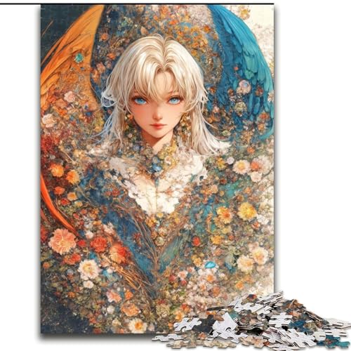 Puzzle 1000 Teile für Erwachsene, Anime-Mädchen, Lernspielzeug für Erwachsene, ganze Familie ab 14 Jahren (Größe 26x38cm) von MrChunlong