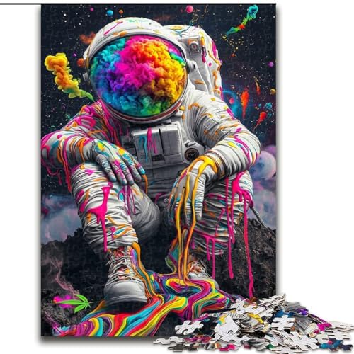 Puzzle 1000 Teile für Erwachsene, Astronautentraum, hilft dem Gehirn, süchtig machendes Spielzeug zu trainieren, um Geduld zu fördern, perfekte Dekoration (Größe 50x75cm) von MrChunlong
