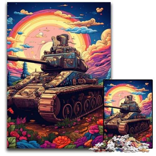 Puzzle 1000 Teile für Erwachsene, Blumentank, Papppuzzle, Denkspiel für Teenager und Familieninteraktion, 26x38cm/10,23x14,96 Zoll Puzzle 1000 Teile für Erwachsene, Blumentank, Papppuzzle, Denkspiel für Teenager und Familieninteraktion, 26x38cm/10,23x14,96 Zoll von MrChunlong