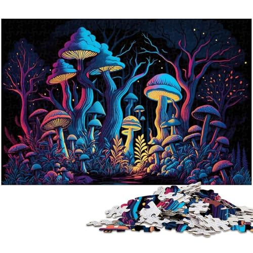 Puzzle 1000 Teile für Erwachsene, Bunte Pilze, Holzpuzzle, Denkspiel für Teenager und Familieninteraktion, 50x75cm/19,68x29,52 Zoll Puzzle 1000 Teile für Erwachsene, Bunte Pilze, Holzpuzzle, Denkspiel für Teenager und Familieninteraktion, 50x75cm/19,68x29,52 Zoll von MrChunlong