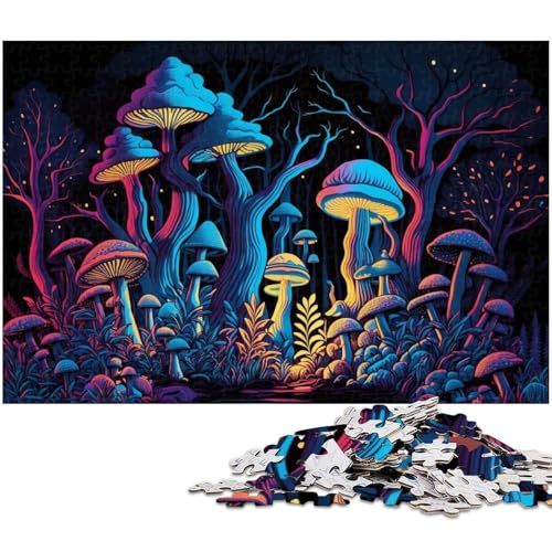 Puzzle 1000 Teile für Erwachsene, Bunte Pilze, Karton-Puzzle, Denkspiel für Teenager und Familieninteraktion, 26x38cm/10,23x14,96 Zoll Puzzle 1000 Teile für Erwachsene, Bunte Pilze, Karton-Puzzle, Denkspiel für Teenager und Familieninteraktion, 26x38cm/10,23x14,96 Zoll von MrChunlong