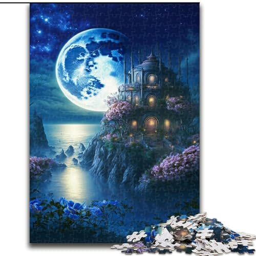 Puzzle 1000 Teile für Erwachsene, Bunte Traumlandschaft aus Holz, Kinder ab 14 Jahren, 50x75cm, Denkspiel für Teenager von MrChunlong