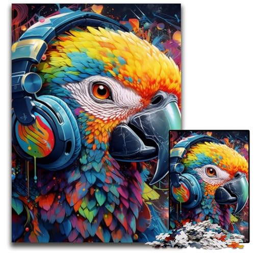 Puzzle 1000 Teile für Erwachsene, Bunter Papagei, Holzpuzzle, Denkspiel für Teenager und Familieninteraktion, 50x75cm/19,68x29,52 Zoll Puzzle 1000 Teile für Erwachsene, Bunter Papagei, Holzpuzzle, Denkspiel für Teenager und Familieninteraktion, 50x75cm/19,68x29,52 Zoll von MrChunlong