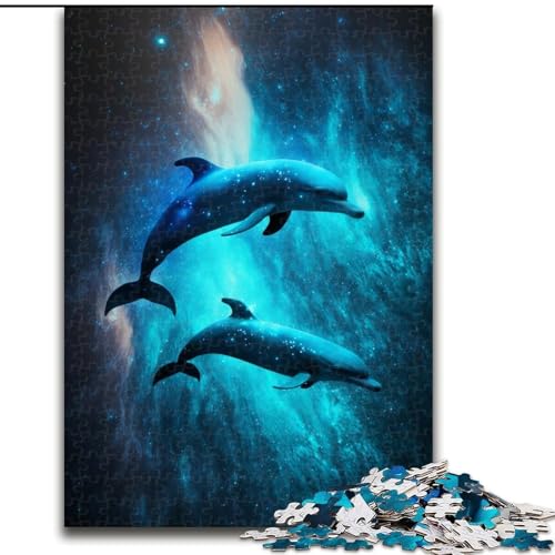Puzzle 1000 Teile für Erwachsene, Delfin, aus Holz, Kinder ab 14 Jahren, 50x75cm, herausfordernd und unterhaltsam, Familienaktivität Puzzle 1000 Teile für Erwachsene, Delfin, aus Holz, Kinder ab 14 Jahren, 50x75cm, herausfordernd und unterhaltsam, Familienaktivität von MrChunlong