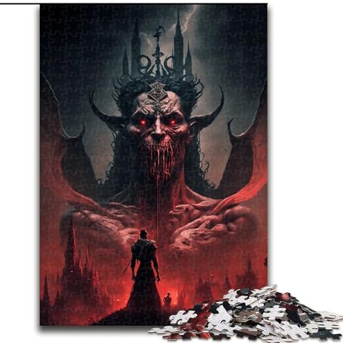 Puzzle 1000 Teile für Erwachsene, Dunkle Künste, aus Holz, Kinder ab 14 Jahren, 50x75cm, Denkspiel für Teenager von MrChunlong