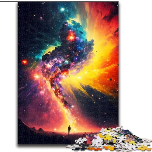Puzzle 1000 Teile für Erwachsene, Farben des Weltraums, aus Holz, perfektes DIY-Kunstdekor oder Geburtstagsgeschenk, 50x75cm, für Geburtstage, Feiertage, Weihnachten, Halloween Puzzle 1000 Teile für Erwachsene, Farben des Weltraums, aus Holz, perfektes DIY-Kunstdekor oder Geburtstagsgeschenk, 50x75cm, für Geburtstage, Feiertage, Weihnachten, Halloween von MrChunlong